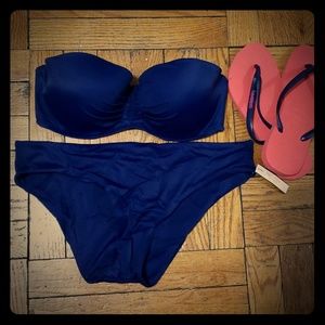 Victoria's Secret Navy Classic Hipster Bikini Btm